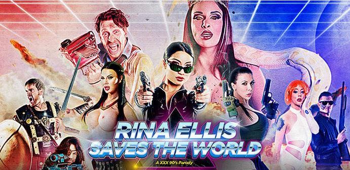 Rina Ellis Спасает Мир :Пародия / Rina Ellis Saves the World A XXX 90's Parody (2016)